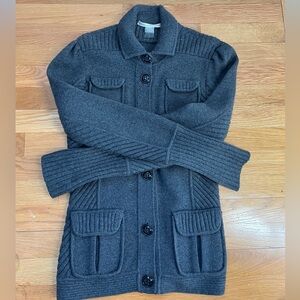 Diane Von Furstenberg Charcoal Cardigan Sweater